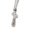 Small Cross Necklace in Silver by Elsa Peretti for Tiffany & Co. 2