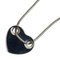 Collar con placa de corazón y cadena de serpiente en plata de Tiffany & Co., Imagen 1