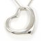 Halskette mit offenem Herz aus Silber von Tiffany & Co. 4