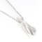 Open Heart Silver Necklace from Tiffany & Co. 2