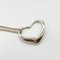 Silver Open Heart Necklace from Tiffany & Co., Image 1