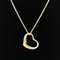 Silver Open Heart Necklace from Tiffany & Co. 3