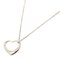 Silberne Halskette mit offenem Herzen von Tiffany & Co. 1