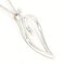 Silver Open Leaf Necklace from Tiffany & Co. 2