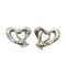 Ohrringe Offenes Herz Silberohrringe von Tiffany & Co., 2 . Set 1