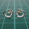 Tiffany 925 Open Heart Earrings, Set of 2 9