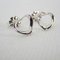 Tiffany 925 Open Heart Earrings, Set of 2 2