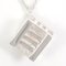 Silberne Atlas Cube Halskette von Tiffany & Co. 4