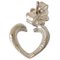 Boucles d'Oreilles Motif Coeur en Argent Sterling par Paloma Picasso pour Tiffany & Co., Set de 2 7