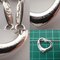 Collar con colgante de corazón abierto de Tiffany & Co., Imagen 9