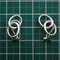 Doppelte Loop Ohrringe von Tiffany, 2 . Set 6