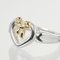 Silberner Heart Ribbon Ring von Tiffany & Co. 7