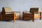 Danish Teak Armchairs with Footrest, 1970s, Image 8