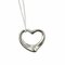 Silberne Halskette mit offenem Herz von Tiffany & Co. 3