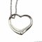 Silberne Halskette mit offenem Herz von Tiffany & Co. 3