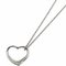 Silberne Halskette mit offenem Herz von Tiffany & Co. 1