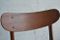 Danish Teak Chair with Rounded Backrest, 1960s, Image 6