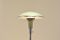 Bauhaus Pastel Green & Chrome Adjustable Sellette Lamp, Image 5