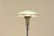 Verstellbare Bauhaus Sellette Stehlampe in Pastellgrün und Chrom 5