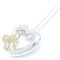 Silver Heart Ribbon Necklace from Tiffany & Co., Image 1