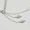 Swing Leaf Motif 3 Row Silver Necklace from Tiffany & Co. 4