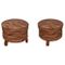 Art Deco Club Hocker, 1930er, 2er Set 2