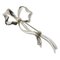 TIFFANY Ribbon Motif Brooch Silver Ladies &Co. 2