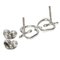 Apple Earrings in Silver from Tiffany & Co., Set of 2, Image 3