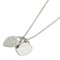 Collar con doble corazón de plata de Tiffany & Co., Imagen 1