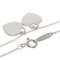Halskette mit doppeltem Herz aus Silber von Tiffany & Co. 2