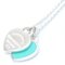 Return to Double Heart Tag Necklace in Blue & Silver from Tiffany & Co. 7