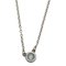 Visor Yard Necklace with Aquamarine in Silver from Tiffany & Co. 1