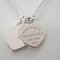 Return to Double Heart Tag Pendant Necklace from Tiffany & Co. 3