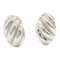 Twisted Rope Dome Shell Earrings in Silver from Tiffany & Co., Set of 2 1