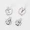 Apple Earrings in Silver from Tiffany & Co., Set of 2 4