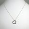 Diamond Open Heart Pendant Necklace from Tiffany & Co. 2