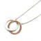 1837 Interlocking Circle Double Ring Necklace in Silver 925 & Metal from Tiffany & Co., Image 5