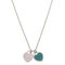 Double Heart Tag Pendant Necklace in Silver from Tiffany & Co. 1