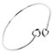 Double Open Heart Bangle in Silver from Tiffany & Co. 1