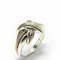 Signature Ring aus Silber & Gold von Tiffany & Co. 1
