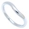 Platinum Curved Band Ring from Tiffany & Co. 1