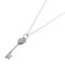 Heart Key 1P Diamond Necklace in Silver from Tiffany & Co. 1