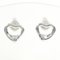 Silberne Ohrringe mit offenem Herz von Tiffany & Co., 2 . Set 1