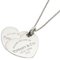 Return Toe Double Heart Halskette in Silber von Tiffany & Co. 1