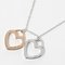 Double Sentimental Heart Necklace in Silver from Tiffany & Co. 3