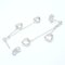 Long Silver Double Heart Earrings from Tiffany & Co., Set of 2 3