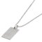 Square Plate Necklace in Silver from Tiffany & Co. 1