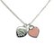 Enamel Return to Double Heart Tag Pendant from Tiffany & Co. 1