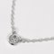 Visor Yard Necklace in Silver with Diamond from Tiffany & Co. 3