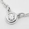 Visor Yard Necklace in Silver & Diamond from Tiffany & Co. 4